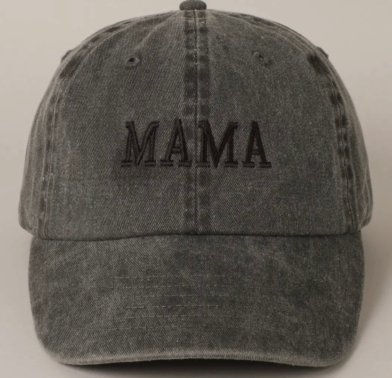 Mama baseball cap - black