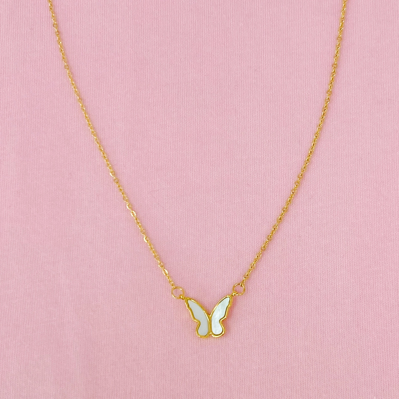 Gold Butterfly Necklace